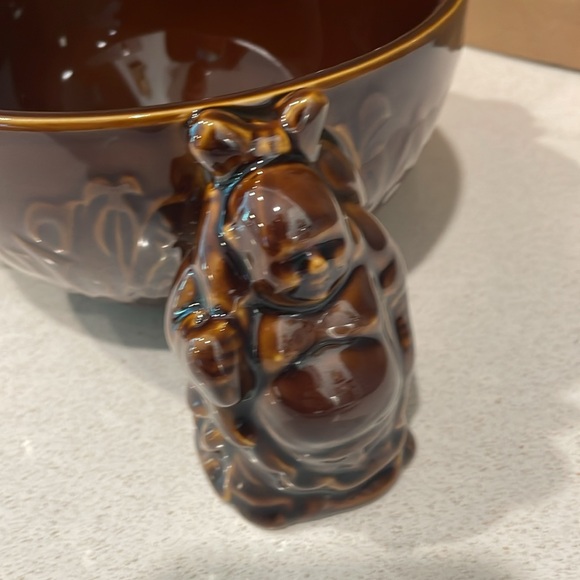 Unique Ceramic PYRAT 3 Buddha Tiki Bowl’s With Mugs! Vintage! New In Box!!!! - Picture 4 of 4